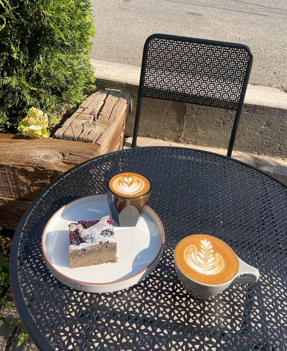 Breakfast on patio